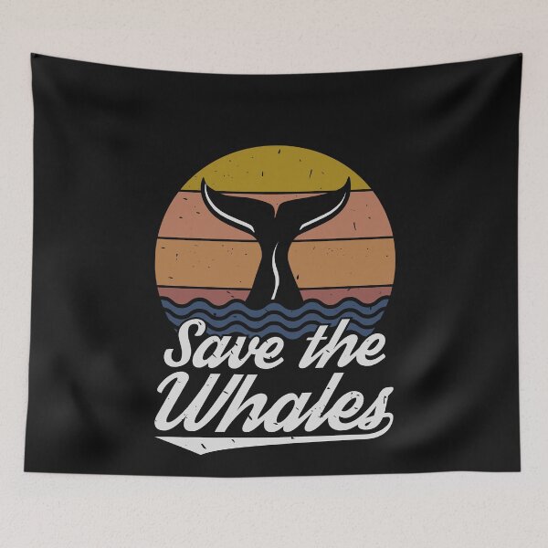 Item preview, Save The Whales Marine Giants Protection Whale designed and sold by tarek25.