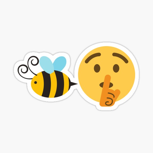 bertha the bee // sticker