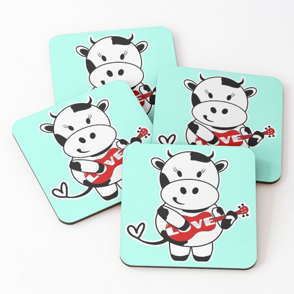 Item preview, Moosician | Cute cow playing the ukulele designed and sold by DeliriousSteve.