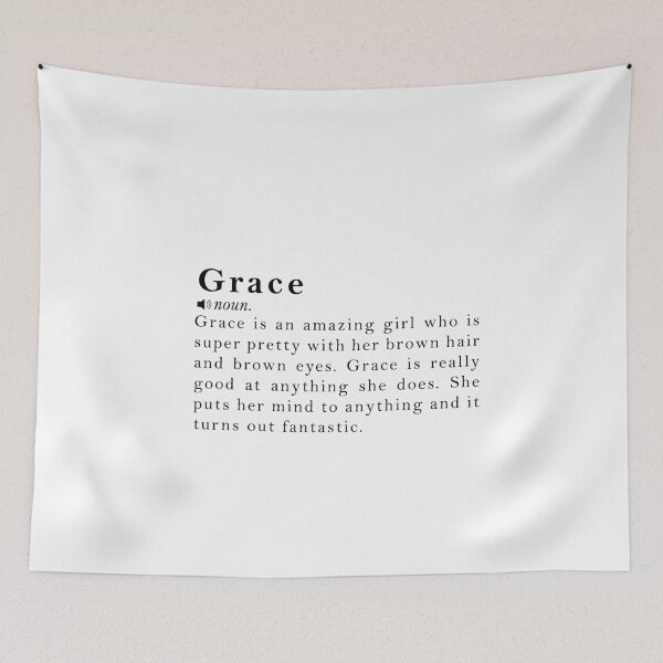Item preview, Grace Name Definition Meaning designed and sold by peachyline.
