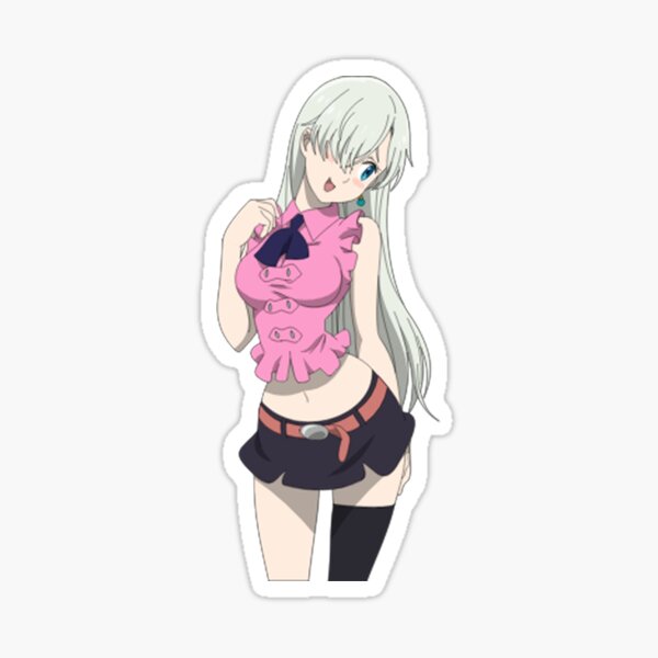 Seven Deadly Sins Elizabeth Liones Half Body #2 Sticker