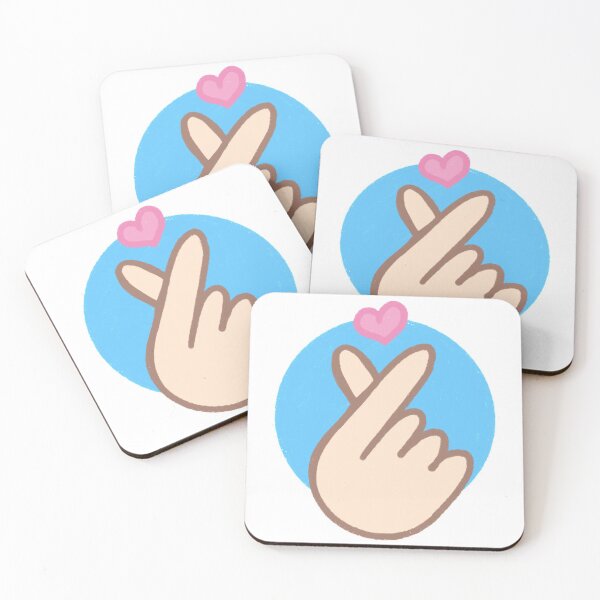 Item preview, Hallyu Finger heart designed and sold by HelloHallyu.