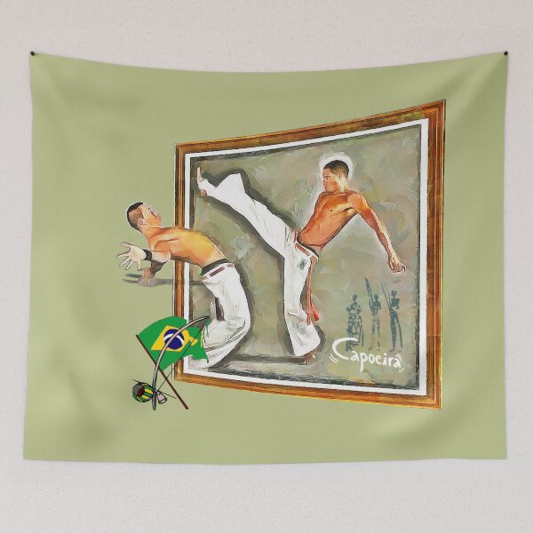 Item preview, Capoeira - Jump Out of Frame - Brazil Street Dance designed and sold by Zanshin-Art.