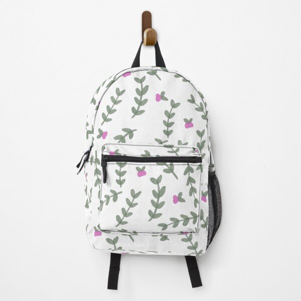 Item preview, Pink and Green Floral Sprigs Pattern designed and sold by WildeandCo.