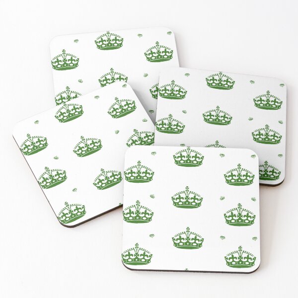 Item preview, Royal Crown 1 in Green on White designed and sold by AlteredAtelier.