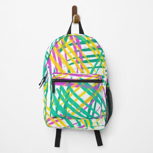 Item preview, Abstract Palm Fronds Pattern - Green, Yellow, & Pink designed and sold by WildeandCo.