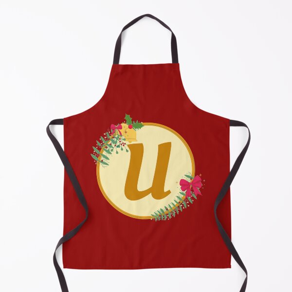 Item preview, Christmas initial Monogram letter U designed and sold by crikz.
