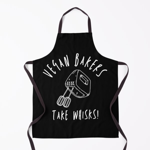 Item preview, VEGAN BAKERS TAKE WHISKS Funny Vegan Baking Pun designed and sold by a-little-ink.