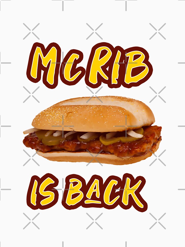 mcrib is back t shirt