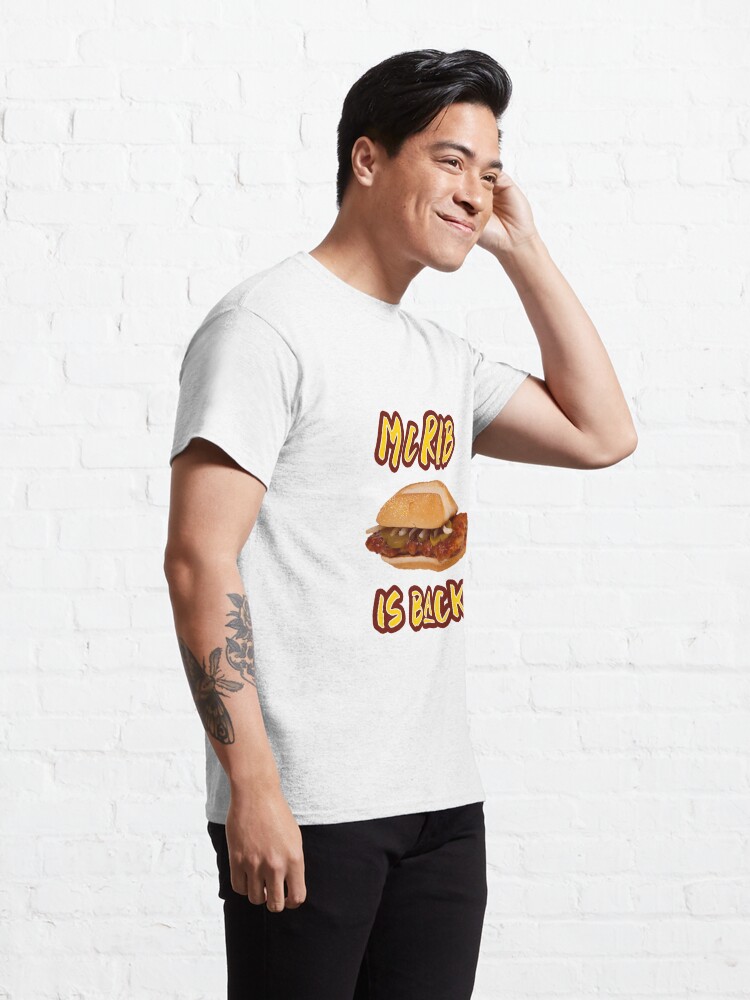 mcrib is back t shirt