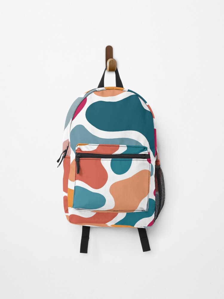Thumbnail 1 of 3, Backpack, Colorful abstract pattern designed and sold by Msdesigns28.