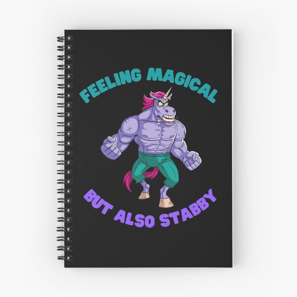 Item preview, Feeling magical but also stabby, birthday, christmas, cute, feeling, funny unicorn, but also stabby, magical, rainbow, unicorn, unicorn lovers, stabby, feeling magical but also stabby unicorn, designed and sold by bimmer325.