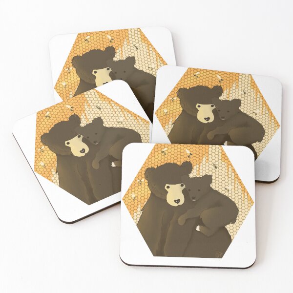 Item preview, Honeycomb Bears designed and sold by RoseArtemis.