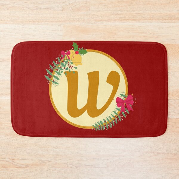 Item preview, Christmas initial Monogram letter W designed and sold by crikz.