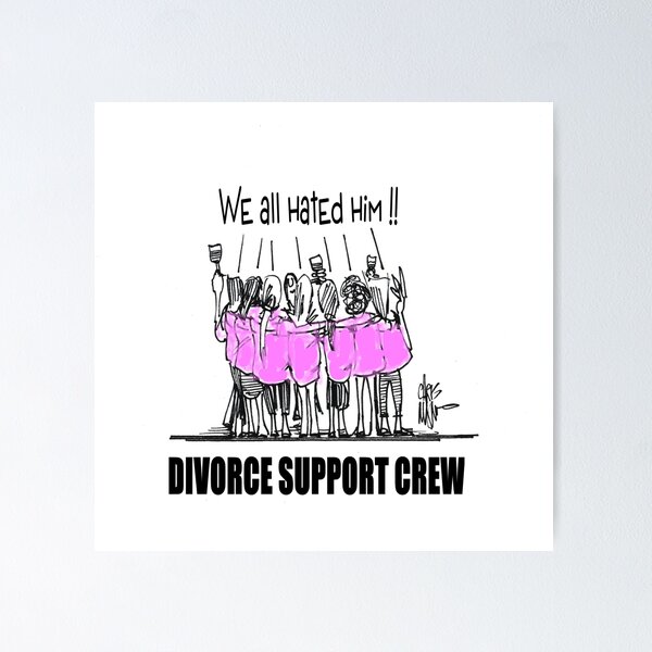 Item preview, Divorce Support Crew designed and sold by ChrisManno.