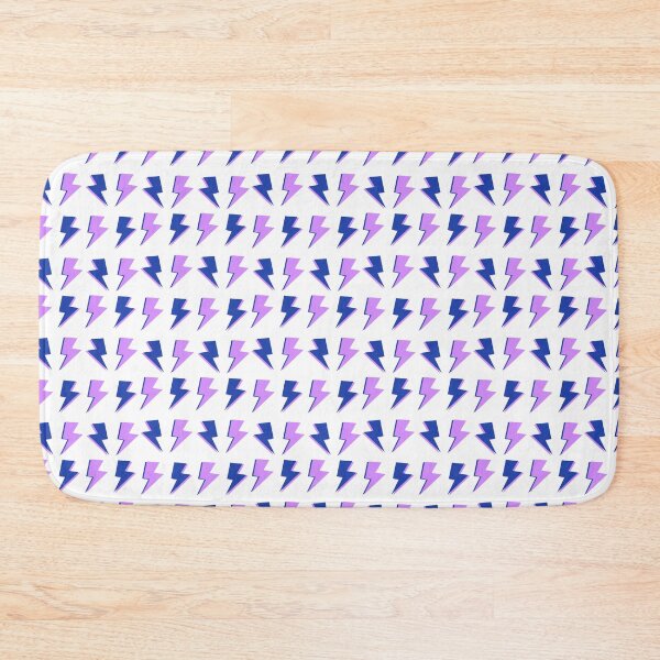 Item preview, Purple & Blue lightening bolt pattern  designed and sold by WildeandCo.