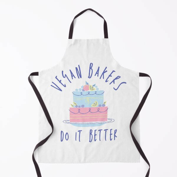 Item preview, VEGAN BAKERS DO IT BETTER Funny Vegan Baking Quote Cute Pastel designed and sold by a-little-ink.
