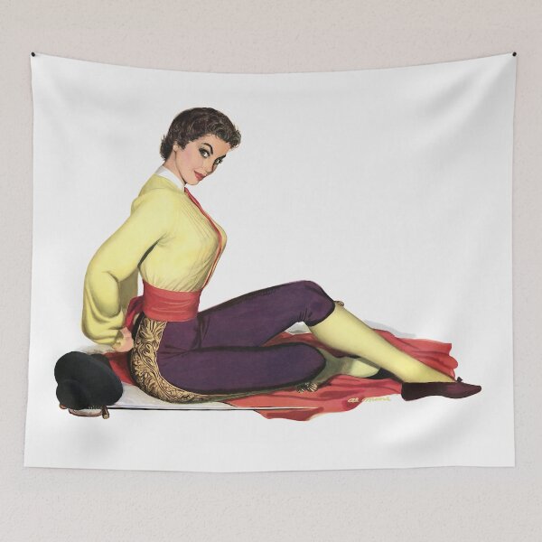 Item preview, Pin Up Poster Spanish Girl In Toreador designed and sold by vintagerepros.