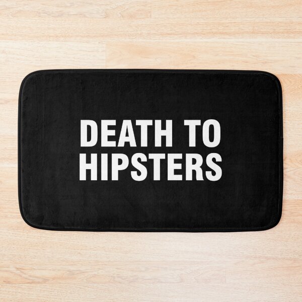 Item preview, Death to hipsters designed and sold by allthetees.