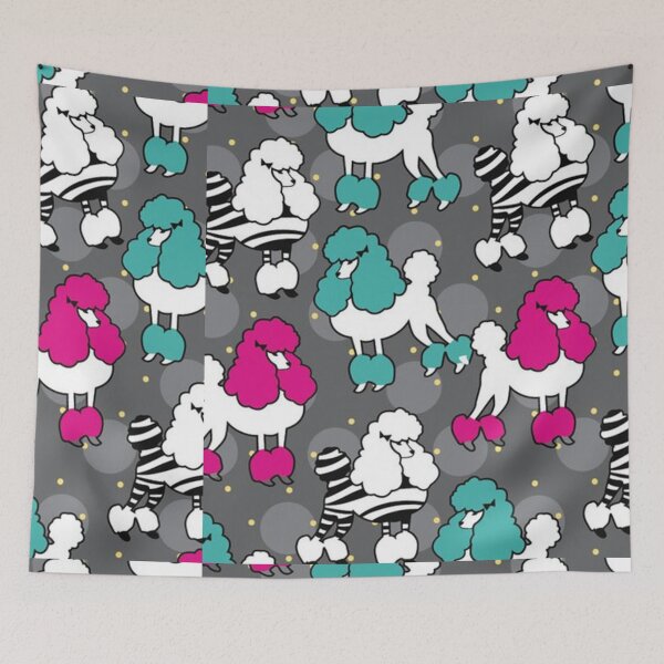 Item preview, Poodle pet dog dogs pets puppy art caniche pop art groomers designed and sold by Coolstuff4you71.