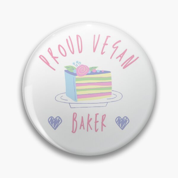 Item preview, PROUD VEGAN BAKER Vegan Baking Quote Cute Pastel designed and sold by a-little-ink.