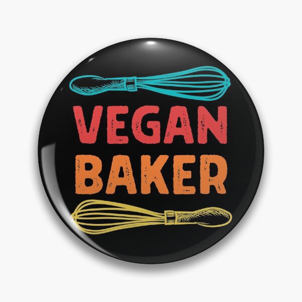 Item preview, VEGAN BAKER with Whisks Vegan Baking Design designed and sold by a-little-ink.