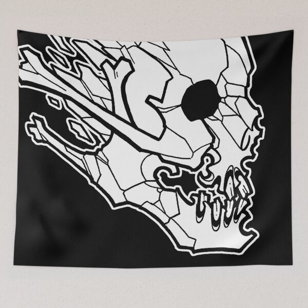 Item preview, Tattoo Style Shattered Skull designed and sold by Greg Donchatz.