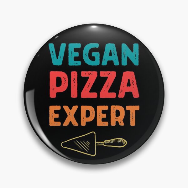 Item preview, VEGAN PIZZA EXPERT Cool Retro Vegan Pizza Design designed and sold by a-little-ink.