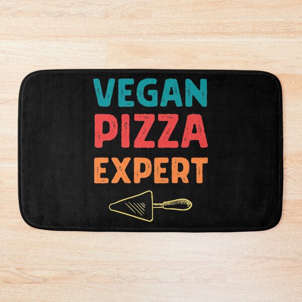 Item preview, VEGAN PIZZA EXPERT Cool Retro Vegan Pizza Design designed and sold by a-little-ink.