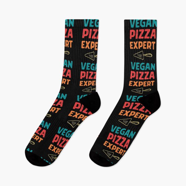 Item preview, VEGAN PIZZA EXPERT Cool Retro Vegan Pizza Design designed and sold by a-little-ink.