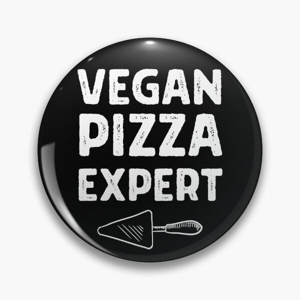 Item preview, VEGAN PIZZA EXPERT Cool Retro Vegan Pizza Design designed and sold by a-little-ink.