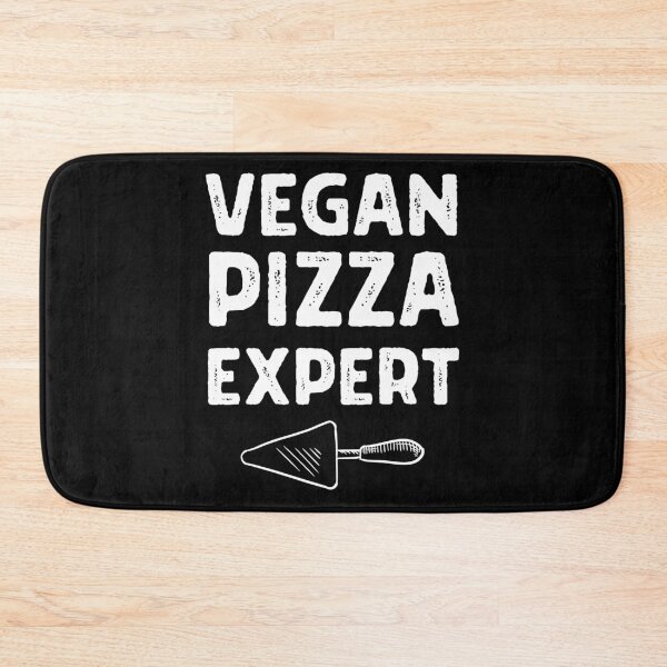 Item preview, VEGAN PIZZA EXPERT Cool Retro Vegan Pizza Design designed and sold by a-little-ink.
