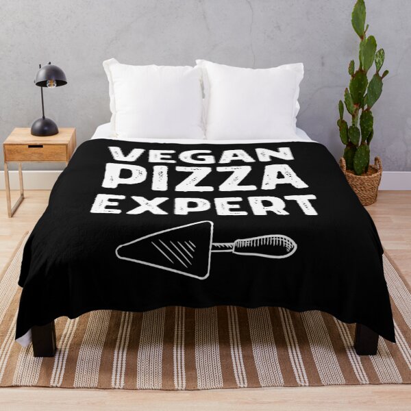 Item preview, VEGAN PIZZA EXPERT Cool Retro Vegan Pizza Design designed and sold by a-little-ink.