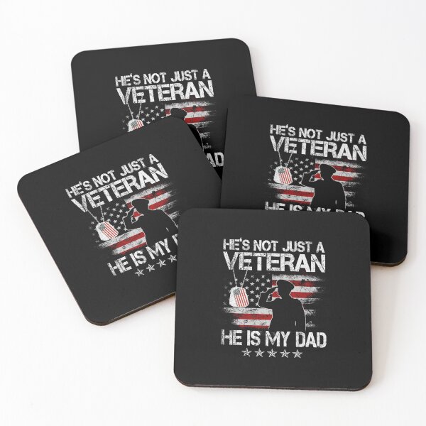 Item preview, VETERAN He Is My DAD American flag Veterans Day Gift T-Shirt Veterans Day 4th Of July Gift designed and sold by Jody49.