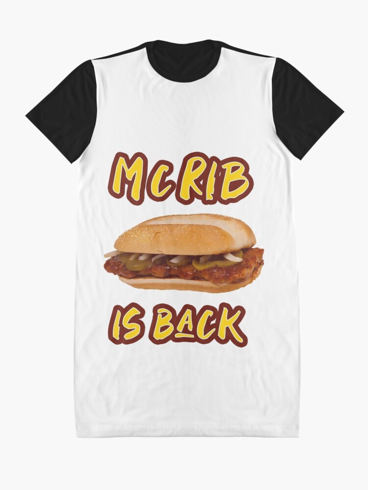 mcrib is back t shirt