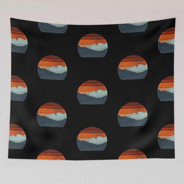Item preview, Distressed Circle Sunset designed and sold by liftdesign.