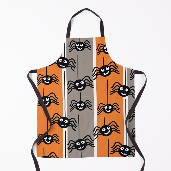 Item preview, Halloween Spiders Dangling orange and gray designed and sold by creativinchi.