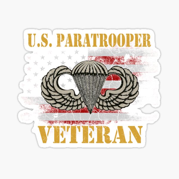 Aperçu de l'œuvre US Paratrooper Airborne Division Army Veteran T-Shirt Veterans Day 4 juillet cadeau créée et vendue par Genesis68.