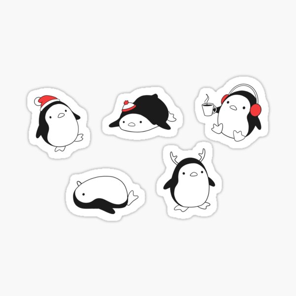 Item preview, Holiday Vibe Penguins designed and sold by raediocloud.