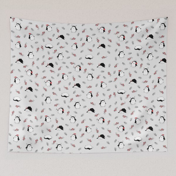 Item preview, Holiday Vibe Penguins designed and sold by raediocloud.