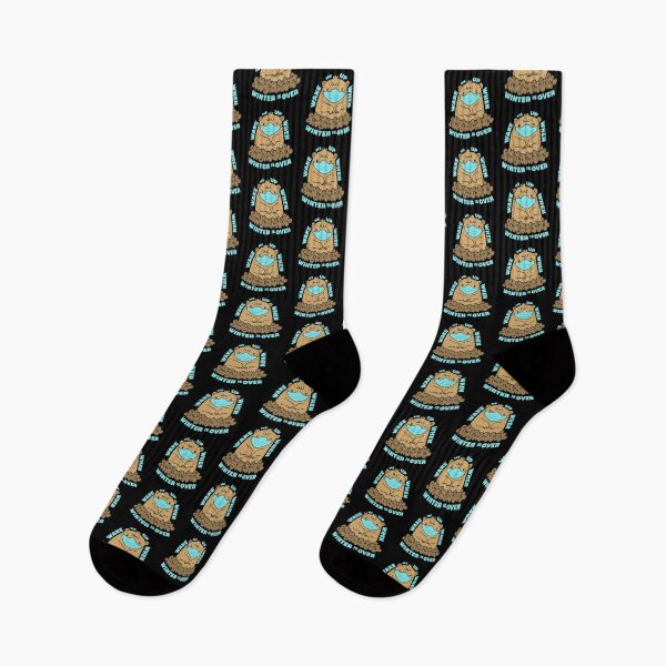 Item preview, Wake Me Up When Winter Is Over - Groundhog Wearing Mask designed and sold by ArqDezines.