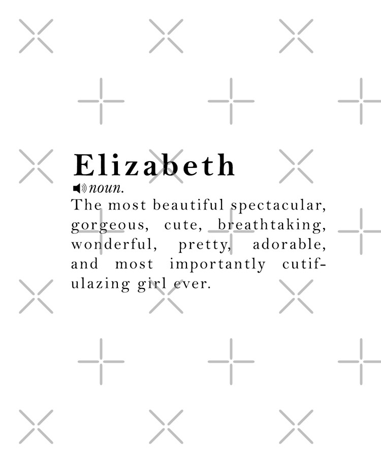 Elizabeth Name Meaning Happiness: Lined College Ruled Personalized Notebook  With Name Gift For Elizabeth Best Friend forever 8.5 x 11 in and 110 Pages  Matte Cover: Publishing, Bella Design Covers: 9798666422250: :  Books