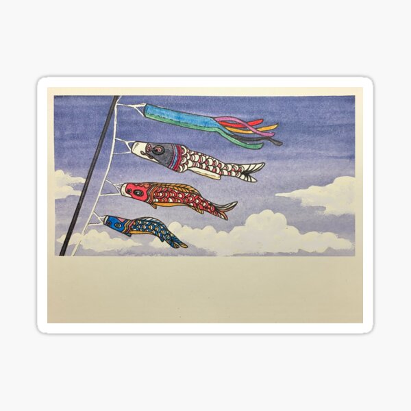 Japanese Flags Sticker