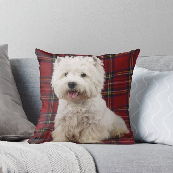 Item preview, West Highland White Terrier on a Scotch Plaid designed and sold by ScienceSource.