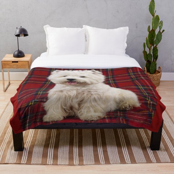 Item preview, West Highland White Terrier on a Scotch Plaid designed and sold by ScienceSource.