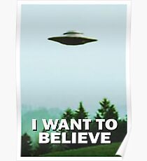 I want to believe Poster