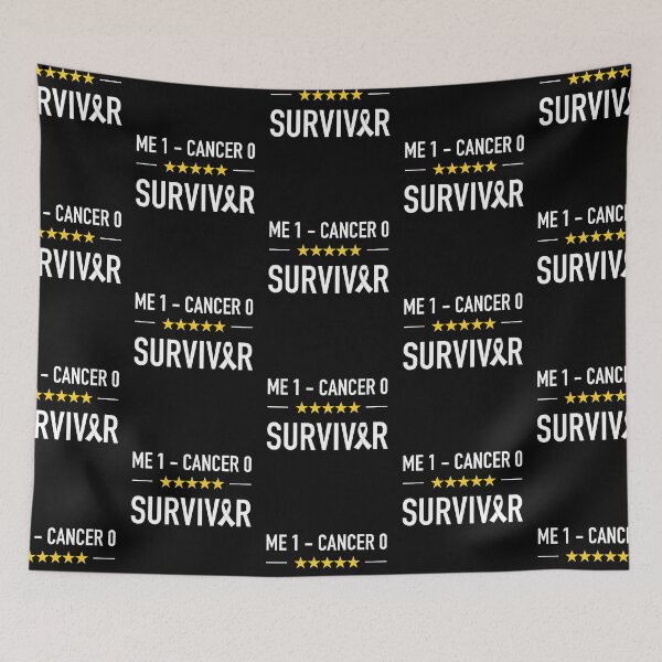 Item preview, Me 1 Cancer 0 Warrior Survivor Awareness Support designed and sold by JukeLox.