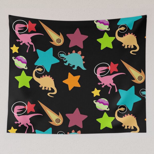 Item preview, Outer Space Star Dinosaurs designed and sold by Kirsten Uecker.