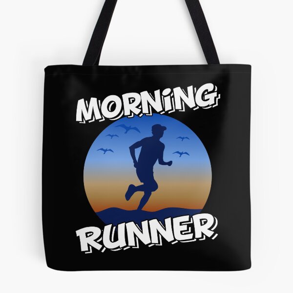 Item preview, Morning runner running in the morning designed and sold by Shirt-Scheune.