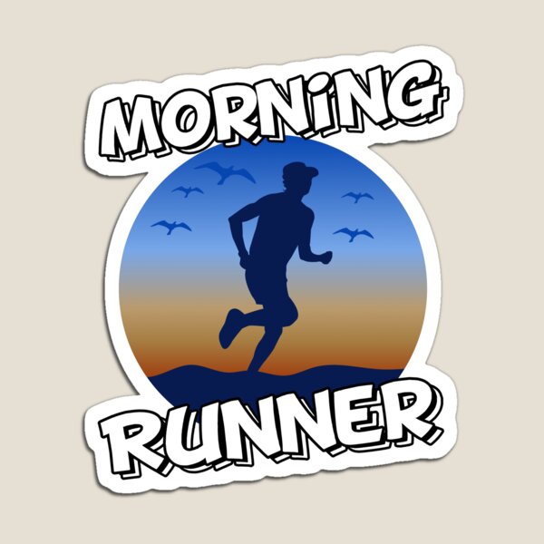 Item preview, Corredor matutino corriendo por la mañana designed and sold by Shirt-Scheune.